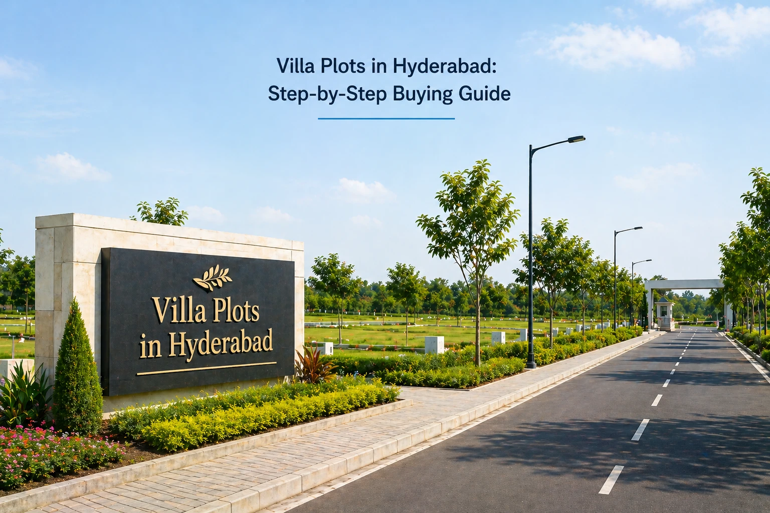 Villa Plots in Hyderabad: Step-by-Step Buying Guide